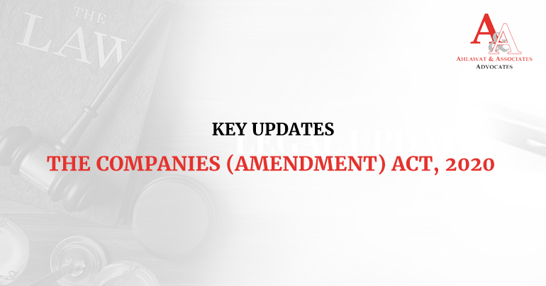 The Companies (Amendment) Act, 2020: Key Updates