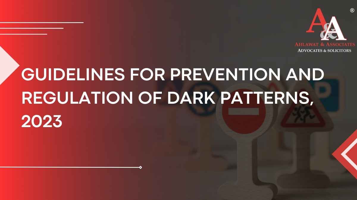 Draft Guidelines for Prevention and Regulation of Dark Patterns, 2023