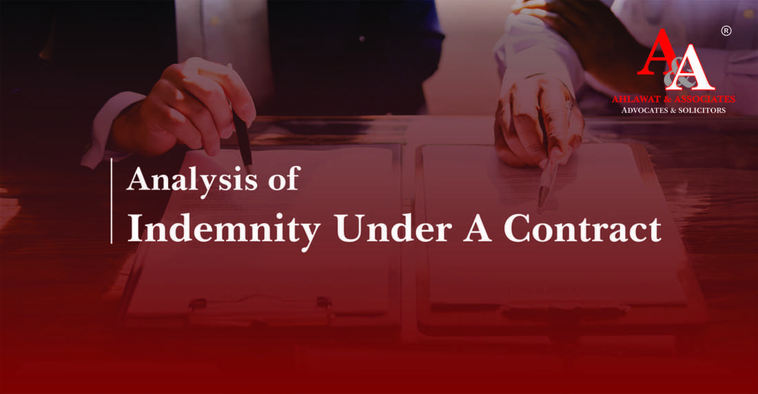 Analysis of Indemnity Under a Contract